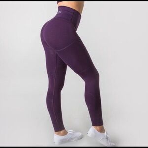 Alphalete Purple High-Waisted Leggings Revival R6 medium